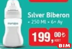 MAMAJOO SİLVER BİBERON 250 ML 6 AY+ MAMAJOO SİLVER BİBERON 250 ML 6 AY+